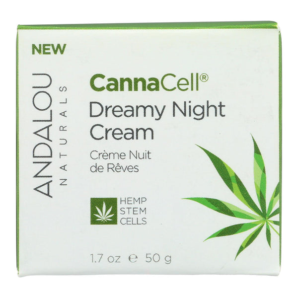 Andalou Naturals - CannaCell Dreamy Night Cream - 1.7 Ounce.