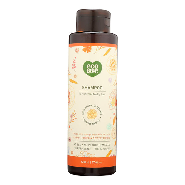 Ecolove - Shampoo Orange Veg Nrml&dry - 1 Each - 17.6 Fluid Ounce