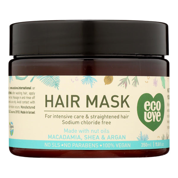 Ecolove - Mask Nut Int Cr Strt Hair - 1 Each - 11.8 Ounce