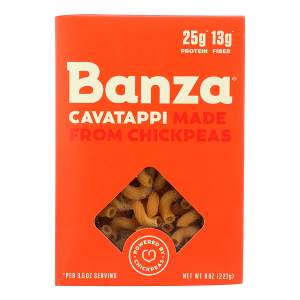 Banza - Chickpea Pasta - Cavatappi - Case of 6 - 8 Ounce.