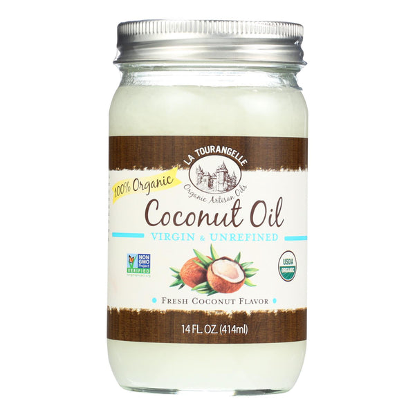 La Tourangelle Coconut Oil - Case of 6 - 14 Fl Ounce.