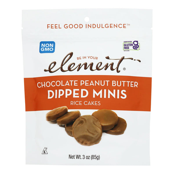 Element - Rice Cake Minis Chocolate Peanut Butter - Case of 8-3 Ounce