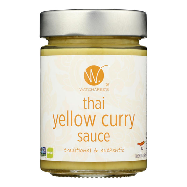 Watcharee's - Sauce Thai Yellow Curry - Case of 6-9.8 Fluid Ounce