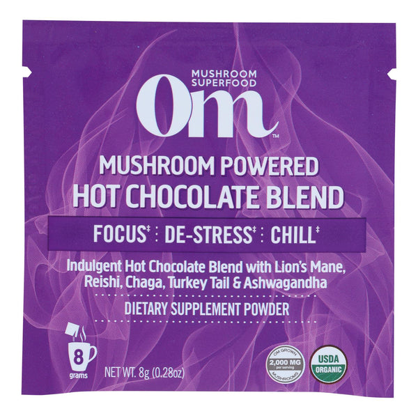 Om - Hot Chocolate Mushroom Pwdr - 1 Each 1-10 Count