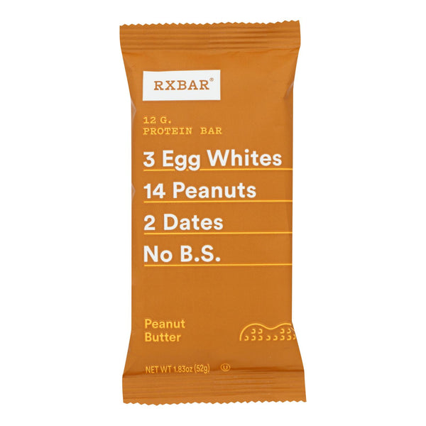 RxBar - Protein Bar - Peanut Butter - Case of 12 - 1.83 Ounce.