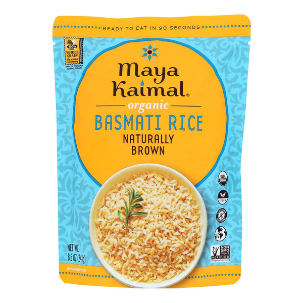 Maya Kaimal - Rice Basmati Brown - Case of 6-8.5 Ounce