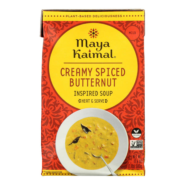 Maya Kaimal - Soup Creamy Spiced Btrnut - Case of 12-17.6 Fluid Ounce
