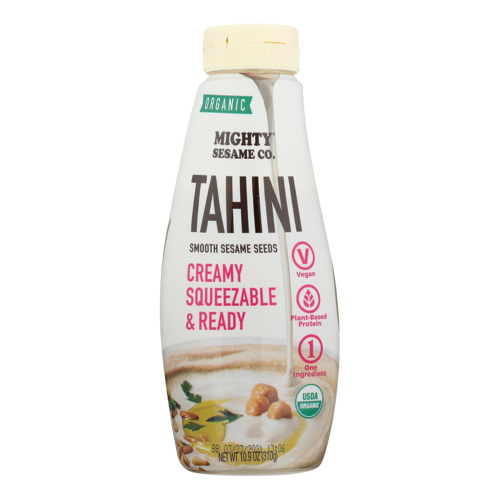 Mighty Sesame Company - Tahini Organic Fine Sesame - Case of 8 - 10.9 Ounce