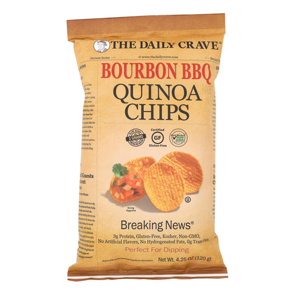 The Daily Crave - Quin Chips Bourbon BBQ - Case of 8 - 4.25 Ounce
