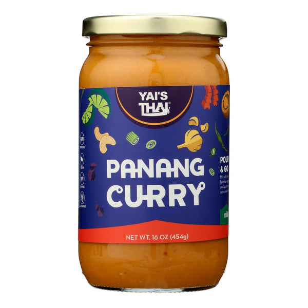 Yai's Thai - Sauce Curry Panang - Case of 6-16 Fluid Ounce