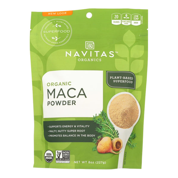 Navitas Naturals Maca Powder - Organic - 8 Ounce - case of 12