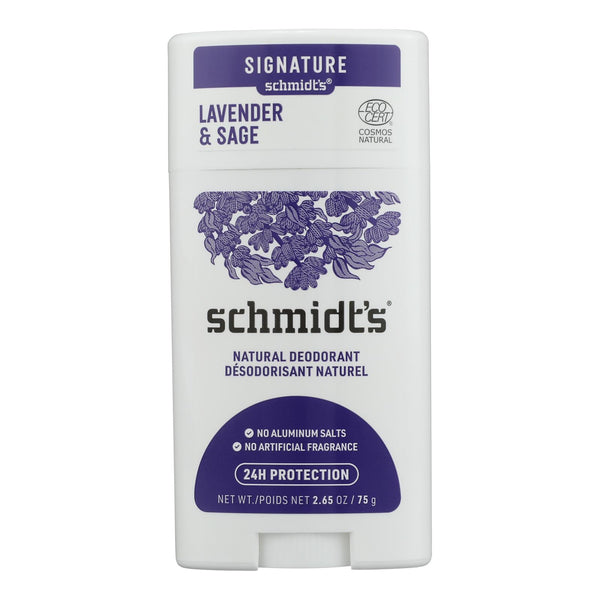 Schmidt's - Deodorant Lav&sage Stick - 1 Each - 2.65 Ounce