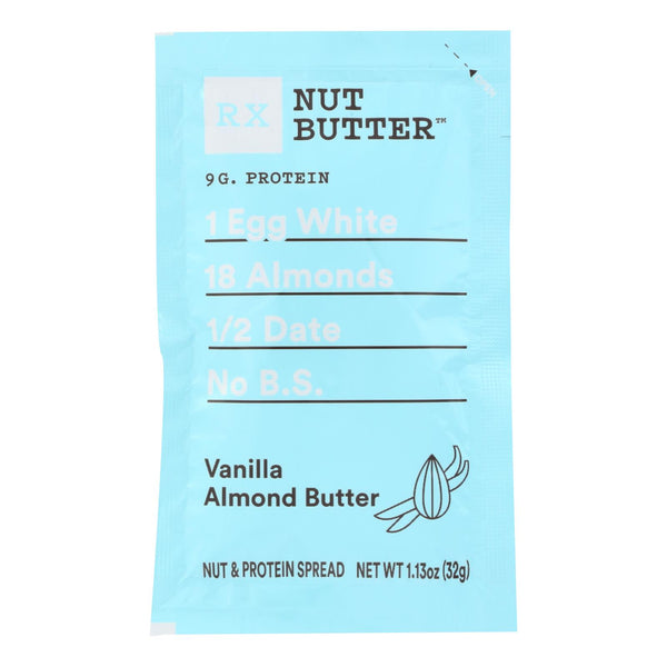 RxBar - Nut Butter - Vanilla Almond - Case of 10 - 1.13 Ounce.