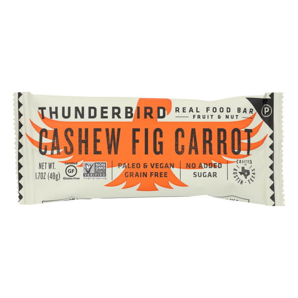 Thunderbird - Bar Cashew Fig Carrot - Case of 12-1.7 Ounce