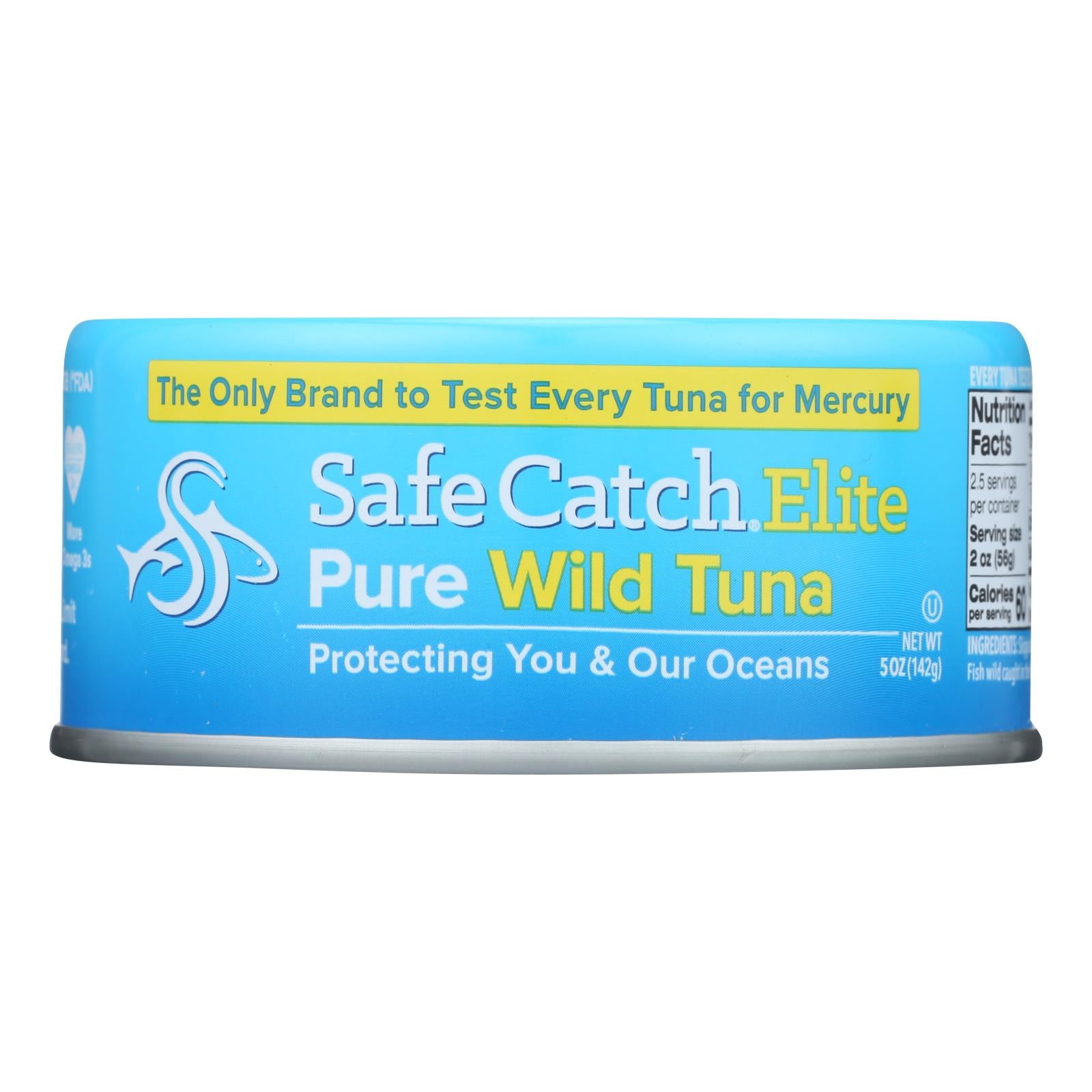 Safe Catch Solid Wild Tuna Steak - Case of 12 - 5 Ounce