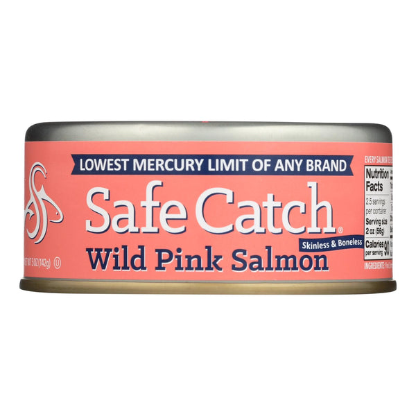 Safe Catch - Salmon Pink Wild - Case of 6 - 5 Ounce