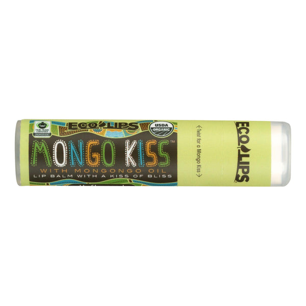 Mongo Kiss - Lip Balm - Organic - Unflavored - Case of 15 - .25 Ounce