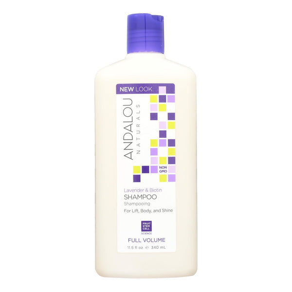 Andalou Naturals Full Volume Shampoo Lavender and Biotin - 11.5 fl Ounce