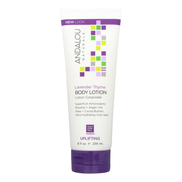Andalou Naturals Body Lotion - Lavender Thyme Refreshing - 8 fl Ounce