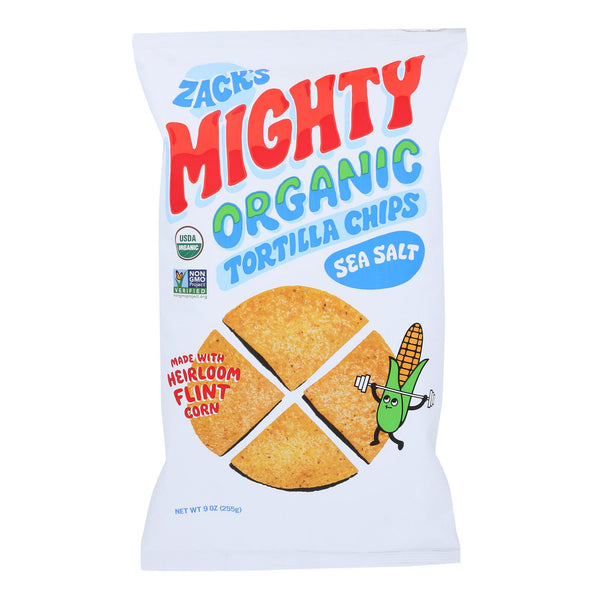 Zack's Mighty - Tort Chips Ss Flnt Corn - Case of 9-9 Ounce