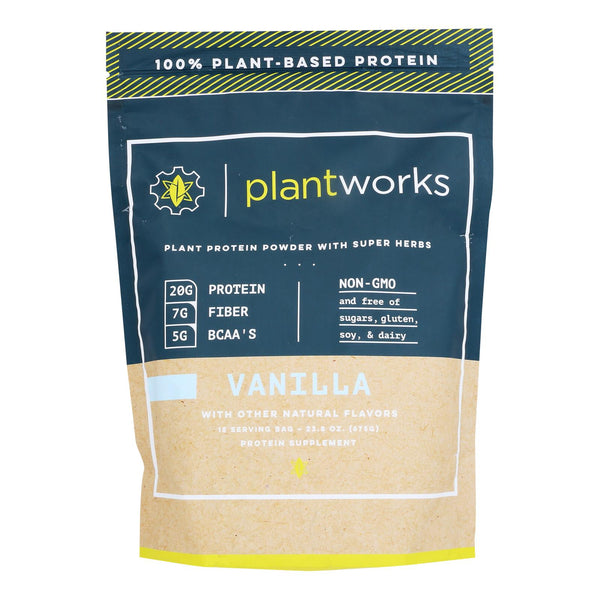 Plant Works - Protein Powder Vanilla - Case of 4-23.8 Ounce