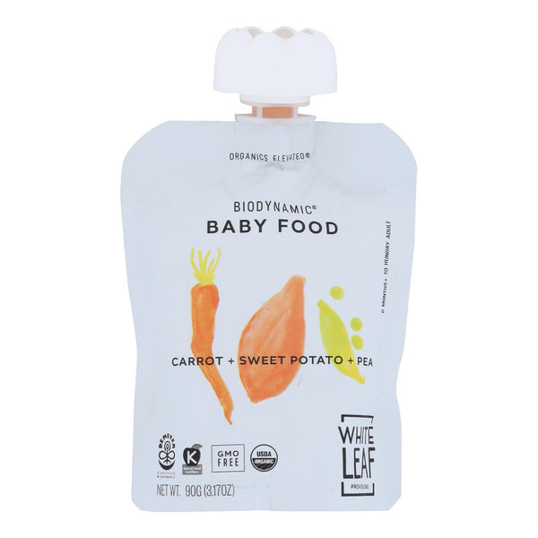 White Leaf Provisions - Baby Food Crt Sweet Pot Pe - Case of 6 - 3.17 Ounce