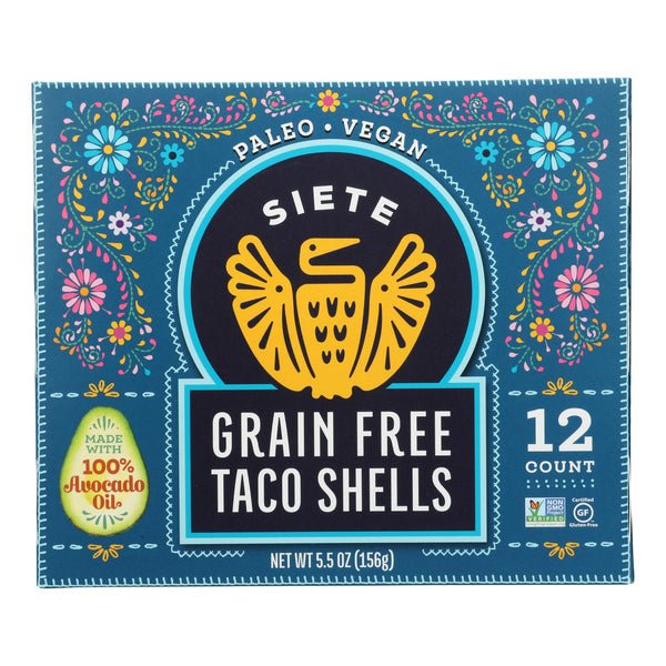 Siete - Taco Shells Grain Free - Case of 12 - 5.5 Ounce