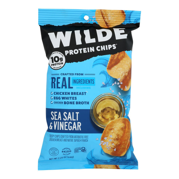 Wilde Thin And Crispy Chicken Chips - Case of 12 - 2.25 Ounce