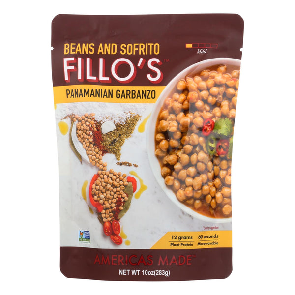 Fillo's Beans - Panamanian Garbanzo - Case of 6 - 10 Ounce.