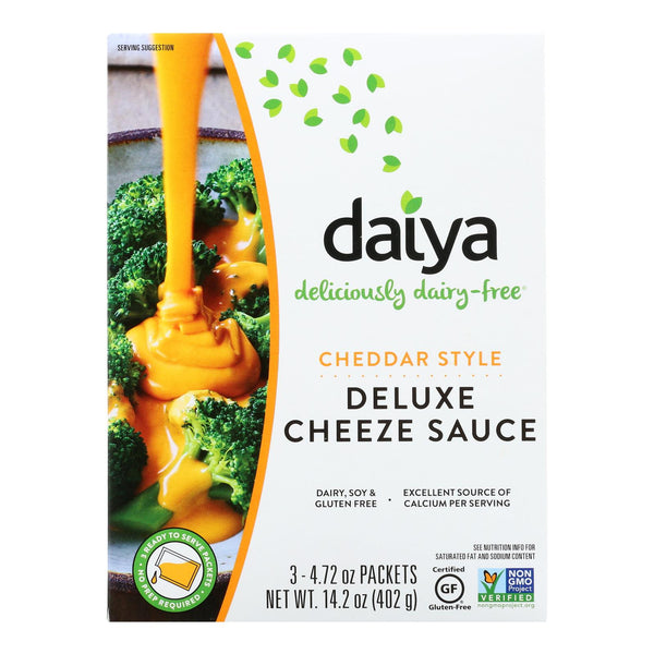 Daiya Foods - Dairy Free Cheeze Sauce - Cheddar Style - Case of 8 - 14.2 Ounce.