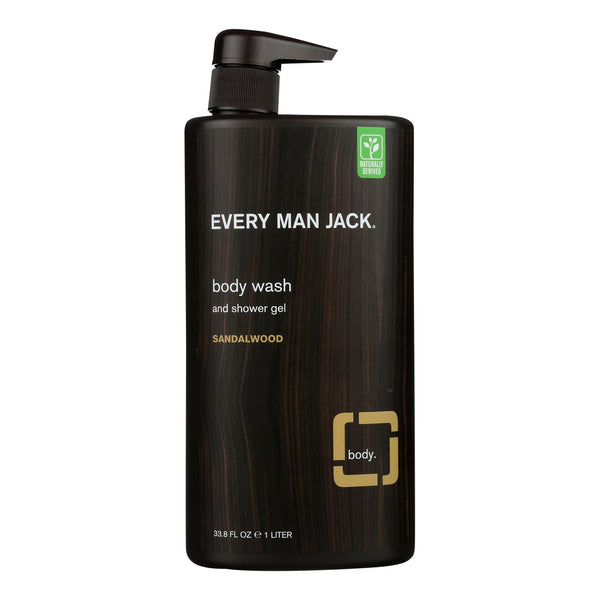 Every Man Jack Body Wash Sandalwood Body Wash - 1 Each - 33.8 fl Ounce.