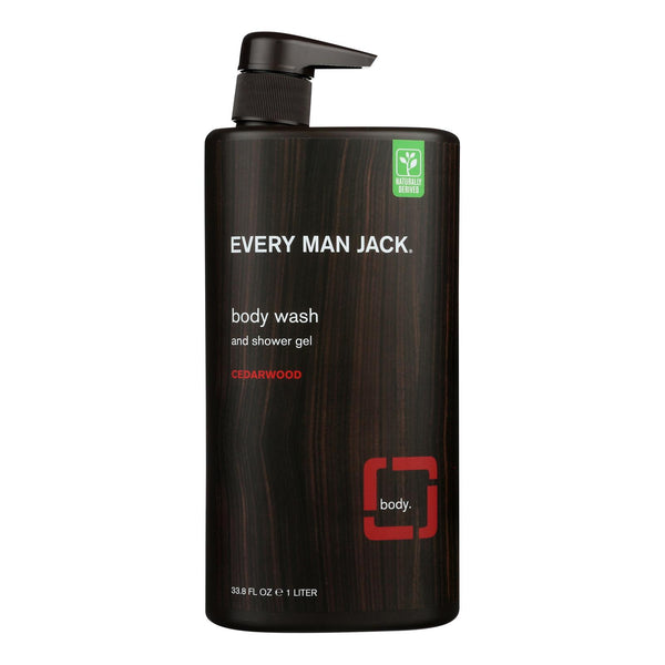 Every Man Jack Body Wash Cedarwood Body Wash - 1 Each - 33.8 fl Ounce.