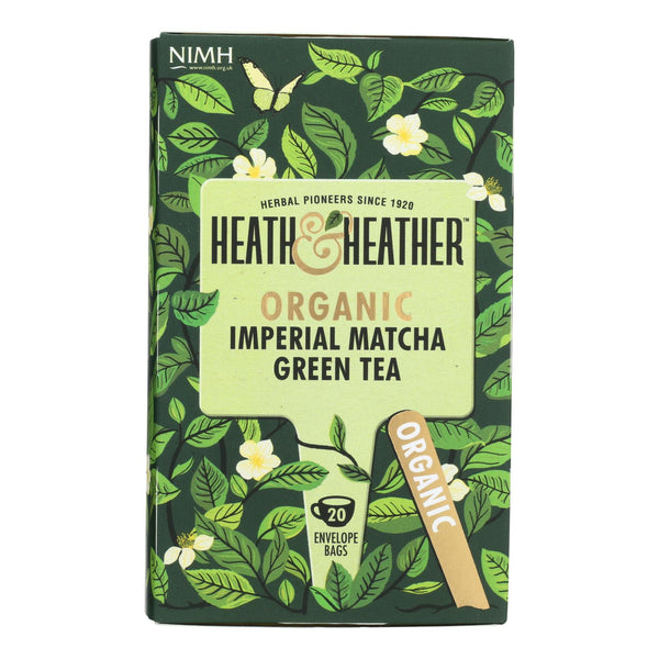 Heath & Heather - Tea Imperial Mtcha Gr - Case of 6 - 20 Count