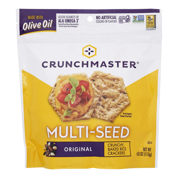 Crunchmaster - Multiseed Crckr Original - Case of 12 - 4 Ounce