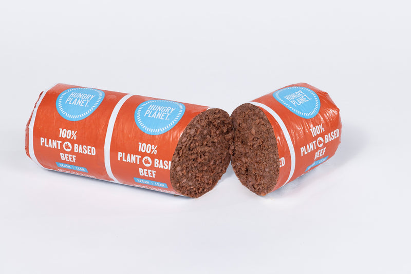 Hungry Planet Vegan Ground Beef Chub, 5 Pounds - 4 per case.