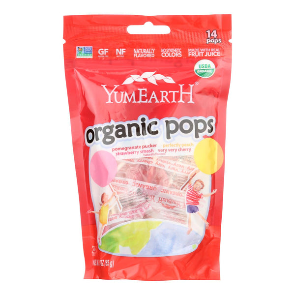 Yummy Earth Organic Lollipops Assorted Flavors - 3 Ounce - Case of 6
