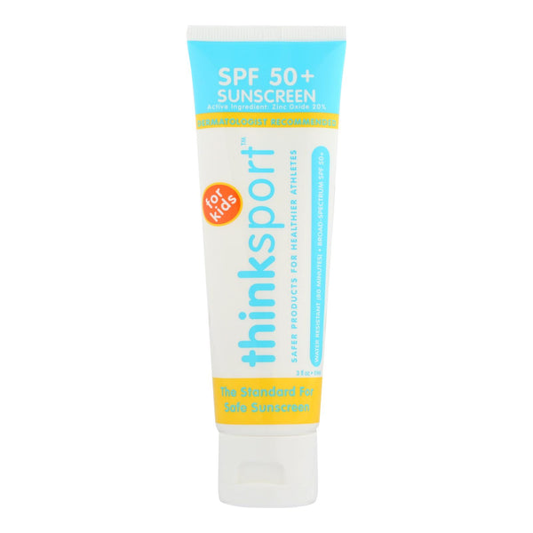 Thinksport Sunscreen - Safe - Kids - SPF 50 Plus - 3 Ounce