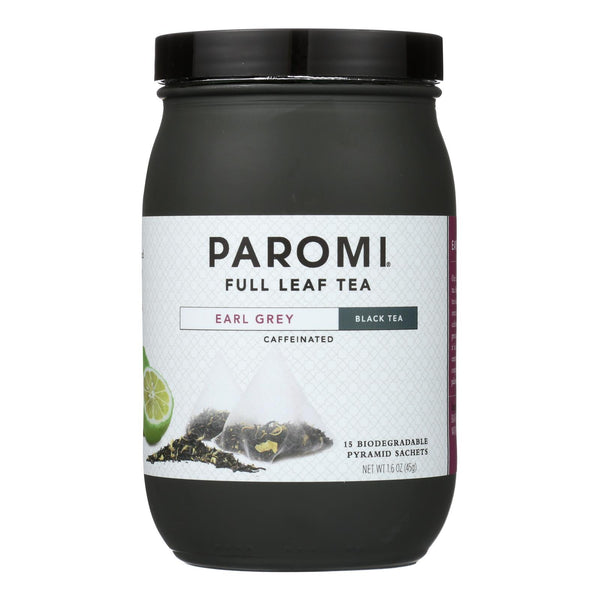 Paromi Tea - Tea Earl Grey Pyramid - Case of 6-15 Count