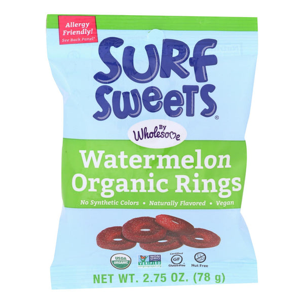 Surf Sweets - Candy Fruity Rings - Case of 12-2.75 Ounce