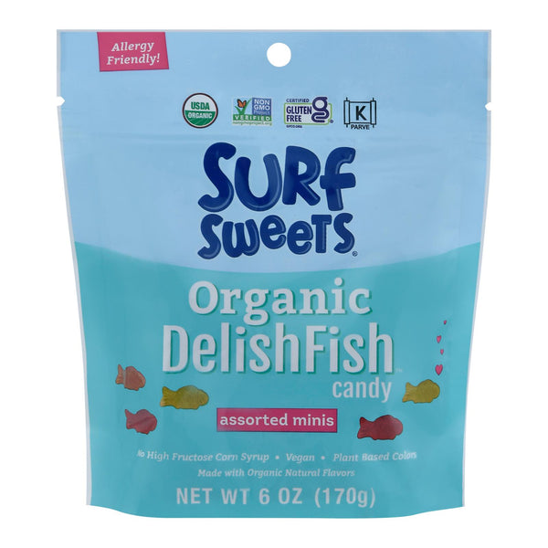 Surf Sweets - Candy Delishfish Mini - Case of 8-6 Ounce