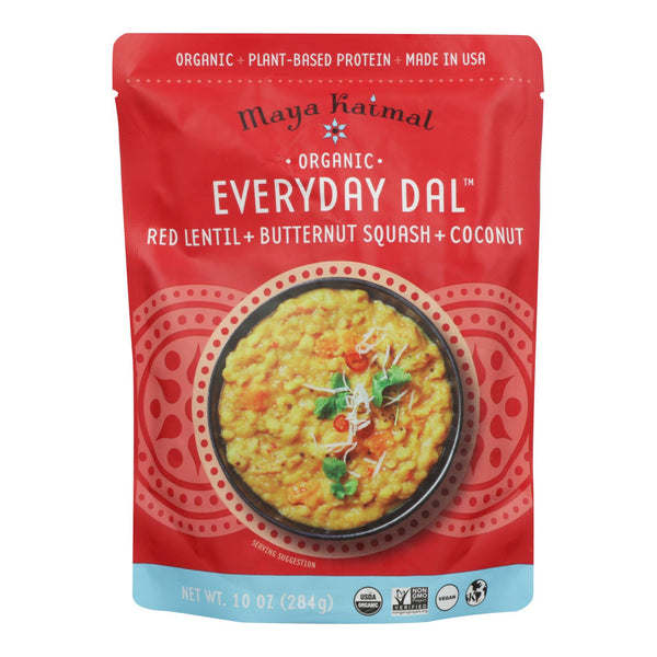Maya Kaimal - Organic Everyday Dal - Red Lentil Butternut Squash Coconut - Case of 6 -10 Ounce