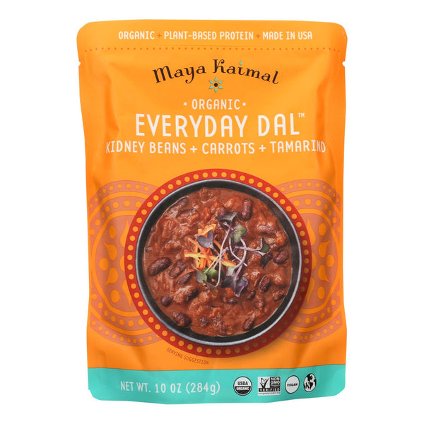 Maya Kaimal - Organic Everyday Dal - Kidney Bean Carrot Tamarind - Case of 6 -10 Ounce