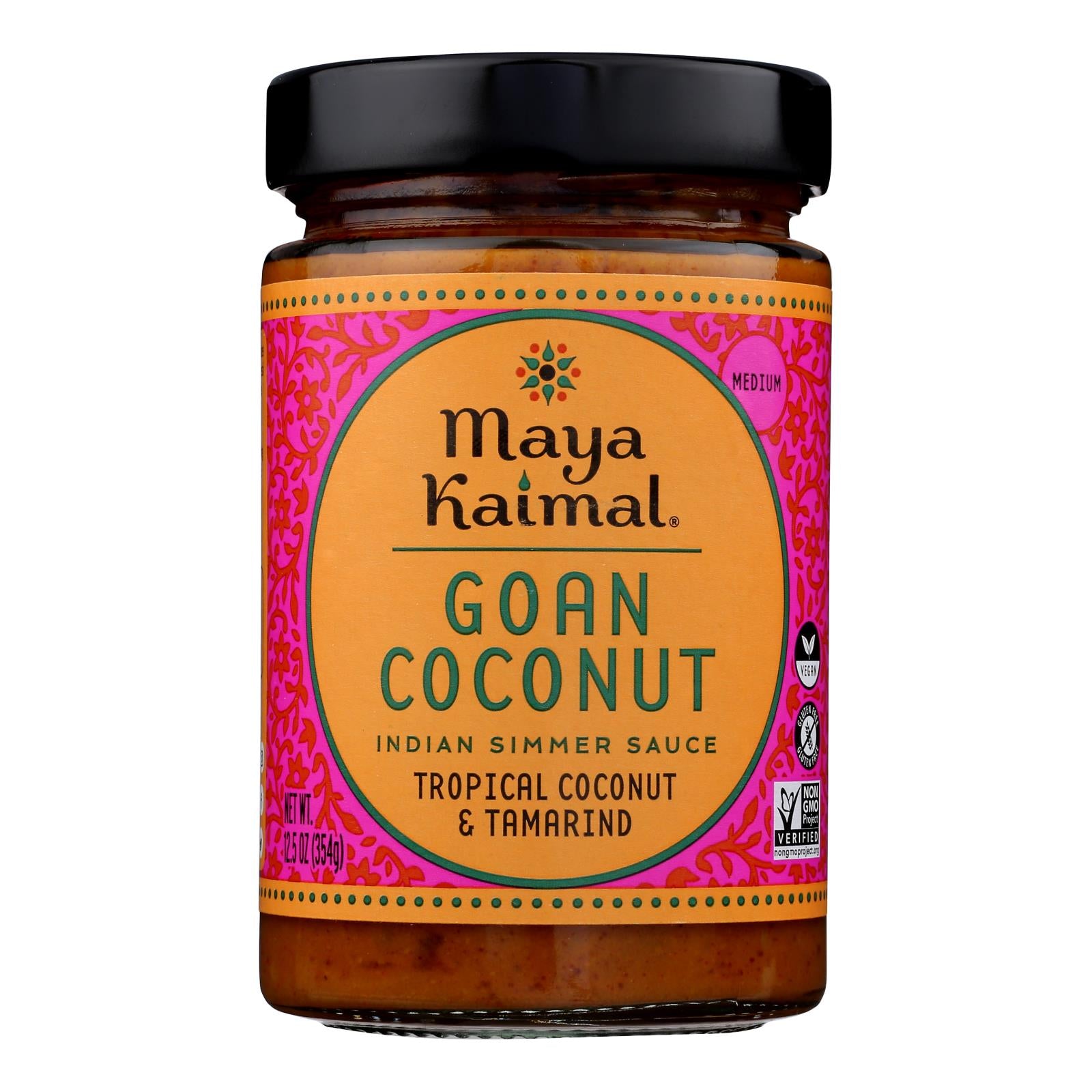 Maya Kaimal Goan Coconut Curry - Case of 6 - 12.5 Ounce.