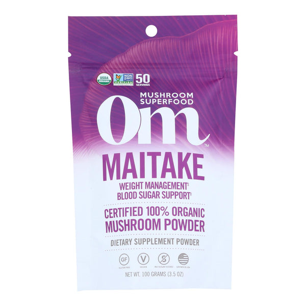 Om Organic Mushroom Nutrition Maitake Dietary Supplement Powder  - 1 Each - 3.5 Ounce
