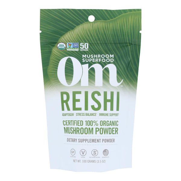 Om - Reishi Organic Powder 100grm - 1 Each - 3.5 Ounce