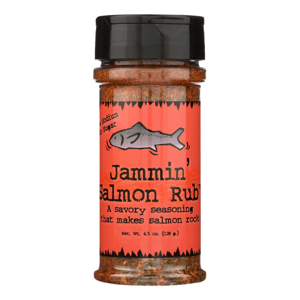 Mom's Gourmet Jammin' Salmon Rub - Case of 12 - 4.5 Ounce
