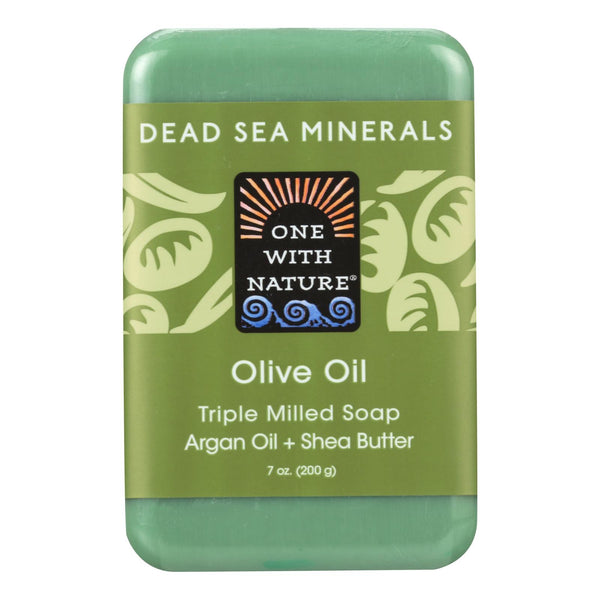 One With Nature Dead Sea Mineral Olive Oil Soap - 7 Ounce