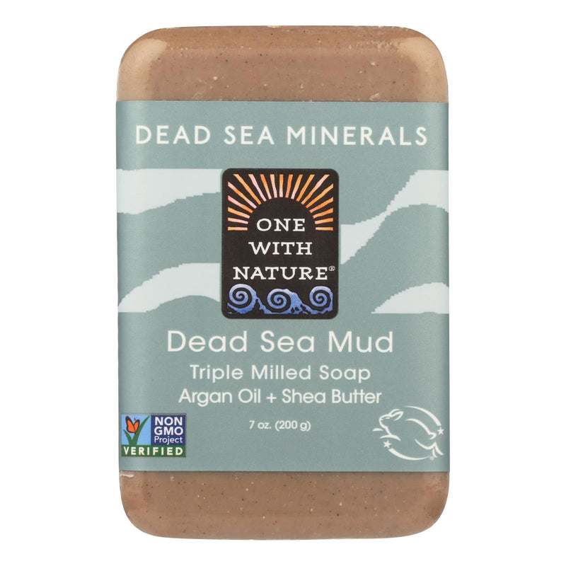One With Nature Dead Sea Mineral Dead Sea Mud Soap - 7 Ounce