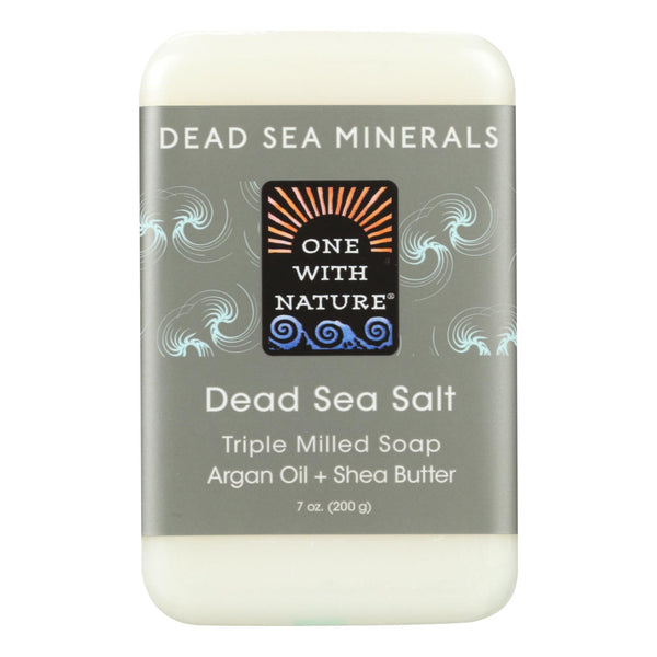 One With Nature Dead Sea Mineral Dead Sea Salt Soap - 7 Ounce