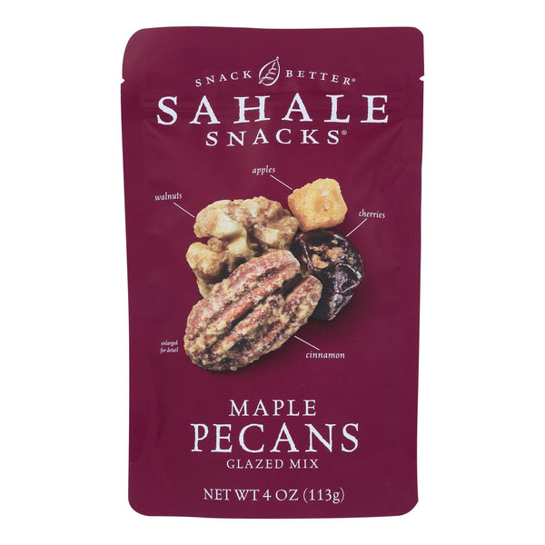 Sahale Snacks Glazed Mix - Maple Pecans - Case of 6 - 4 Ounce.